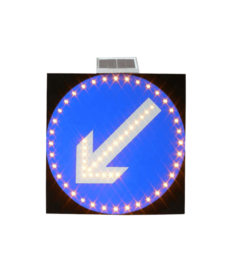 太阳能靠左(右)侧道路行驶标志DW-BZ18