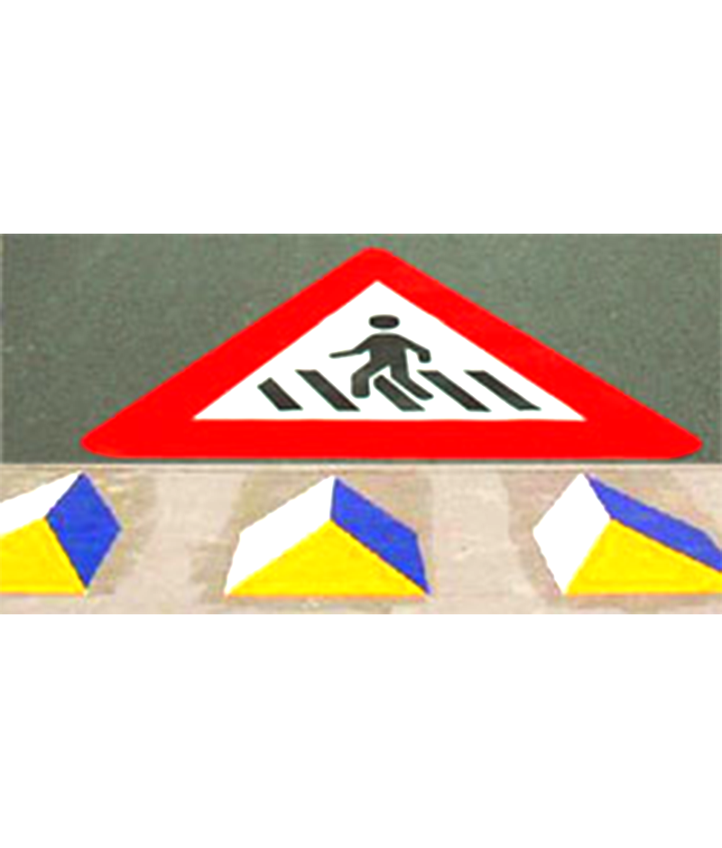 地面彩色标志DW-BXD03